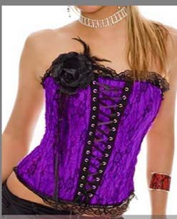 Purple Fetish Corset